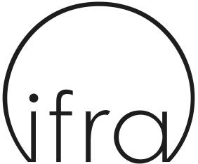 IFRA logo with 'ifra' text inside a circular design best perfume in kerala 